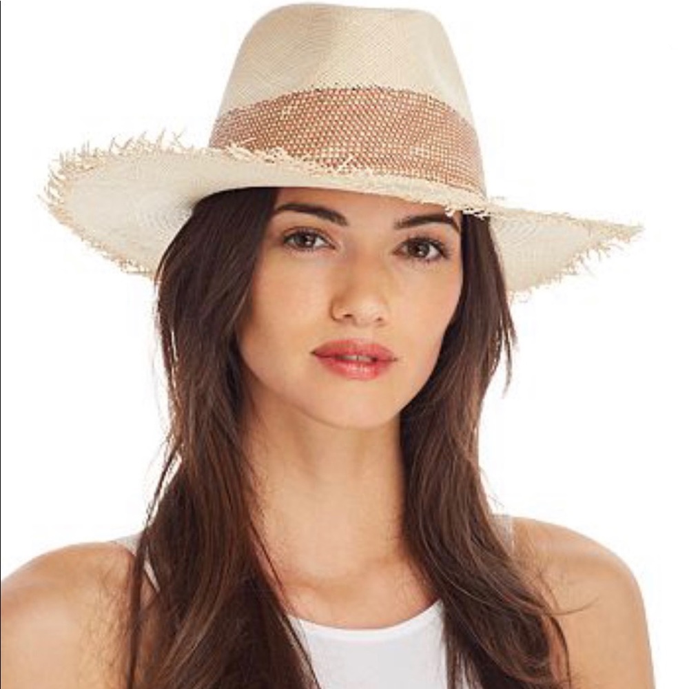 Rag & Bone Frayed-Edge Panama Straw Hat